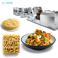 Automatische noedelmachine voor Koreaanse instant noedels, kleine schaal.