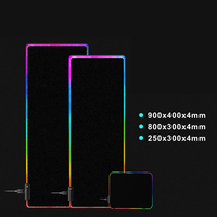 Mouse Pad Gaming LED RGB ukuran apapun desain pola warna cetak murah dan berkualitas tinggi