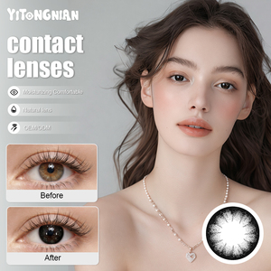 YITONGNIAN <span class=keywords><strong>Lentilles</strong></span> de contact annuelles colorées grand diamètre en gros, matériau HEMA souple, en stock entrepôt - Product Image 5