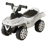 Voiture à pédales surdimensionnée pour enfants avec poignée, en plastique PP, pour les enfants de 2 à 4 ans, voiture électrique pour enfants unisexe