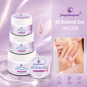 Nouveau Gel <span class=keywords><strong>d</strong></span>'Extension 2026 Sans Chaleur Ni Douleur pour Ongles Acryliques, Gel de Construction LED/UV Dur Type Jelly Poly pour Extension <span class=keywords><strong>d</strong></span>'Ongles - Product Image 2