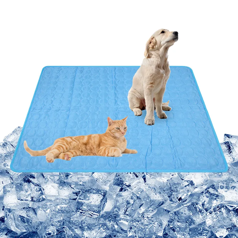 Stuoia di raffreddamento estivo cane 3 dimensioni Pet Ice Pad Pet cane auto-Cooling tappetino per cucce, casse