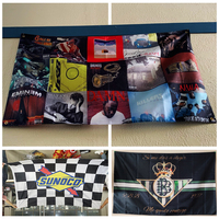 Drapeaux personnalisés pour fabricants, drapeaux de sport en polyester par sublimation, double face, 3x5 pieds, tous pays