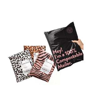 Sacs d'Emballage pour Vêtements Écologiques avec Logo Personnalisé, Sacs d'Emballage en Polyéthylène Mat, Sacs de Transport avec Impression, Sacs de Courrier - Product Image 4