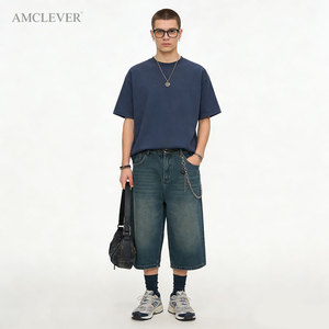 Camiseta Waffle de Peso Pesado para Hombre, Estilo Vintage, Texturizada, con Logotipo Bordado Personalizado, <span class=keywords><strong>Camisetas</strong></span> Casuales Holgadas para Hombre - Product Image 4