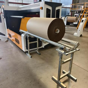 Rebobinadora de cartón corrugado de una sola cara Royal RYFJ de <span class=keywords><strong>2</strong></span> capas, corte NC, 120 m/min, semiautomática, ahorro de energía, 1200-3200 mm - Product Image 4