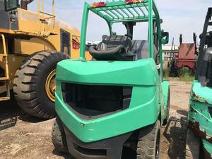 Mitsubishi Diesel <b>Forklift</b> 1500mm Forks Three Stage Mast Outdoor Construction Use Pneumatic Tires Seated Operation - Product Image 5