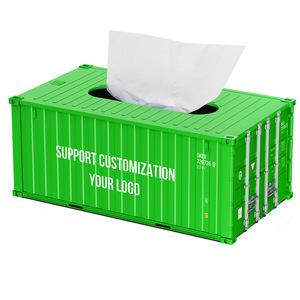 Biểu Tượng Tùy Chỉnh Sang Trọng Thể Hiện Công Ty Kinh Doanh Khuyến Mại Quà Tặng Máy Tính Để Bàn Mô Hộp Nhựa Mini Quy Mô Vận Chuyển Container Mô Hình - Product Image 6