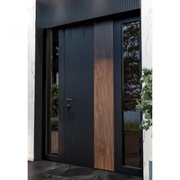 Portes d'entrée pivotantes de sécurité en acier modernes DECOR avec fonction antivol pour maisons, appartements, villas et halls