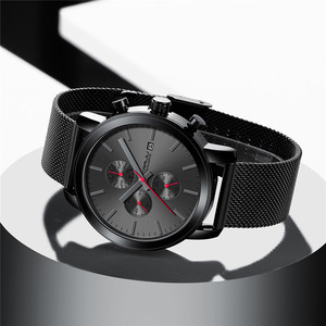 Reloj para hombre CRRJU, reloj de pulsera de acero inoxidable de lujo para hombres de negocios, relojes de cuarzo con fecha resistentes al agua para hombres, reloj Masculino - Product Image 5