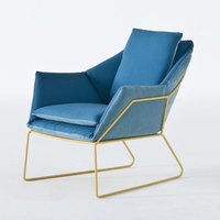 Chaise de salon en tissu simple de style nordique et minimaliste, fauteuil moderne, mobilier de maison, nouveau modèle,