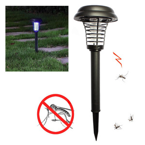 Solar Powered Mosquito Killer Lamp Led Patch Outdoor Garden Lawn Light Rainproof Insect Zapper For Courtyard Patio - Product Image 1