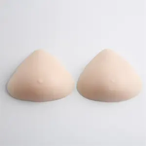 Triangle Silicone Breast Forms Fake Boobs for Mastectomy Prosthesis Transgender