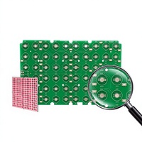 Desarrollo de Placas de Circuito Impreso (PCBA) para Lámparas LED de Fila Grande, Personalización de Esquemas, Placa de Control FR4 Roja y Azul, Pruebas de Placas de Circuito a Base de Aluminio
