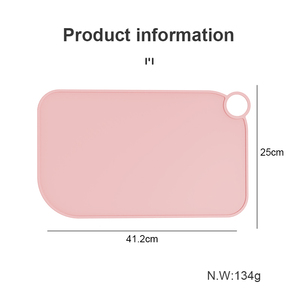Benutzer definierte rutsch feste isolierte Silikon-Esstisch matte Tischset in Lebensmittel qualität für den Ess bereich von Kleinkindern - Product Image 2