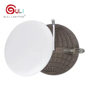 Commercial Panel Lighting High Lumen 16w 18w 24w Office Round Led Frameless Panel Light With Top Selling