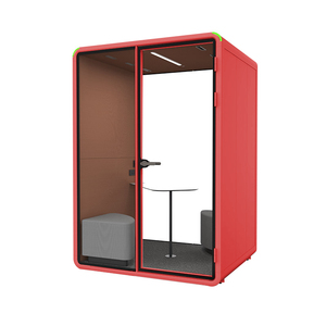 Cabine acoustique insonorisée pour 2 personnes, pour réunions, conversations professionnelles privées, dans le hall d'hôtel - Product Image 1