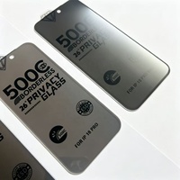 500C Sans Bordure 26 °   Protection d'écran en verre trempé anti-espion pour iPhone 18 17 16 15 Pro Max, anti-statique, dureté 9H, couverture intégrale