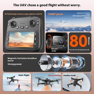 Toling Drone với màn hình từ xa 1080HD điều khiển từ xa Drone không chổi than dòng chảy quang học lơ lửng máy bay trẻ em RC máy bay đồ chơi - Product Image 4