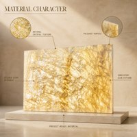 Revêtement mural moderne en quartzite blanc Cristallo rétroéclairé, durable, en pierre de luxe, carreaux d'onyx pour usage hôtelier