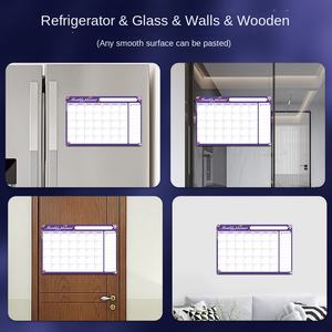 Tableau magnétique d'apprentissage pour la formation des habitudes hebdomadaires avec tableau blanc en gel de silicone et planificateur - Product Image 2