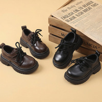 Nouvelle Collection Printemps-Automne : Chaussures Habillées en Cuir PU Style Gentleman pour Enfants