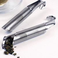 Tube en acier inoxydable 304 pour infuseur à thé, filtre à thé, couleur or rose