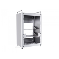 Kit de rack de serveur Waveshare HomeRack 8U en panneau de particules, boîtier de rack en alliage d'aluminium de 10 pouces, mini-rack de serveur haute compatibilité