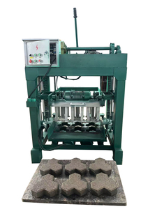 Baixo preço QT4-2B Tijolo Oco Concreto Que Faz A Máquina De Cimento Semiautomático Bloco Oco Tijolo Fazendo Linha De Produção De Máquinas - Product Image 4