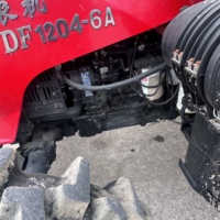 Tracteur d'occasion Dongfeng 1204-6A, moteur diesel 4 cylindres 120 chevaux, boîte de vitesses Changchai, 80% neuf, pour ferme et jardin