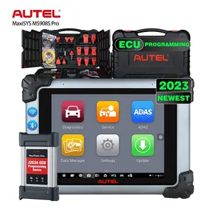 ECU Pemrograman Coding Mesin Kendaraan Autel Maxisys Ms908 Ms908s Pro Alat Diagnostik Otomatis untuk Semua Mobil Kit Pemindai Diagnostik