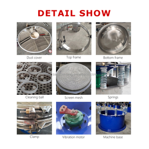 Proveedores de máquinas de pantalla vibratoria para clasificación de polvo químico/tamiz vibratorio Vibro <span class=keywords><strong>Sieve</strong></span> Shaker - Product Image 2