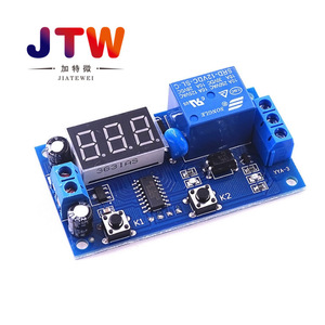 JTW Time Delay <b>Relay</b> Module 12V 10A SPDT <b>Relay</b> Output With Digital Display For Timer Control - Product Image 4