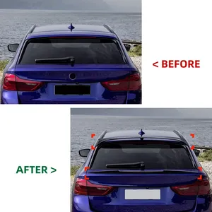 Aileron de voiture pour BMW Série 5 G31 2018-2023, aileron supérieur/moyen, protection extérieure de la coque arrière, décoration modifiée - Product Image 2