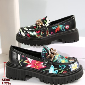 <span class=keywords><strong>Mules</strong></span> Élégantes Décontractées en Gros pour Femmes, Mocassins Légers en PU pour l'Automne, Mary Jane à Boucle Confortables pour Fêtes - Product Image 2