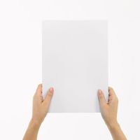 Logo personnalisé coquille d'oeuf vierge anticontrefaçon A4 papier autocollant blanc