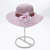 Support de chapeau AURORA de style européen, luxe léger, géométrique, en fer, réglable, télescopique, design personnalisable, lavable