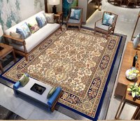 Tapis de salon en polyester à poils ras, antidérapant, écologique, multicolore, fabriqué à la machine, design personnalisé, adapté aux animaux domestiques