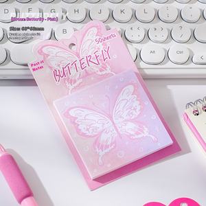 Notas Adhesivas <span class=keywords><strong>de</strong></span> Mariposa <span class=keywords><strong>de</strong></span> Diseño Atractivo, Autoadhesivas, para Oficina, Gruesas, Reutilizables, para Notas <span class=keywords><strong>de</strong></span> Estudiantes - Product Image 6