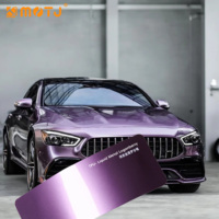 Film de protection de peinture (PPF) en TPU couleur MOTJ Liquid Metal Loganberry 7,5 mil 1,52x16M pour changement de couleur, vente en gros, directement de l'usine