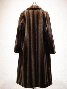 <span class=keywords><strong>Cappotto</strong></span> Lungo in Finta Pelliccia di Visone <span class=keywords><strong>Marrone</strong></span> <span class=keywords><strong>Scuro</strong></span> di Lusso per Donna, Caldo <span class=keywords><strong>Cappotto</strong></span> Invernale con Collo a Risvolto Oversize in Finta Pelliccia per Signore - Product Image 2