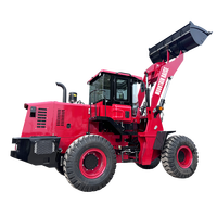 MOUNTAIN RAISE Nouveau Design Mini chargeuse sur pneus frontale MR936 3 tonnes chargeuse sur pneus articulée Petite chargeuse hydraulique compacte Radlader
