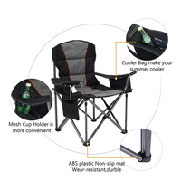 Promotion du fabricant Chaise de table de camping pliable et confortable en tissu Chaise de pêche moderne pour l'extérieur, la plage