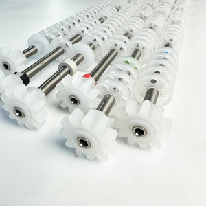 مجموعة عمود الطاقة الشمسية الكهروضوئية المغلفة PVDF مجمعة مسبقًا مع بكرات وقواعد لخطوط التركيب - Product Image 2