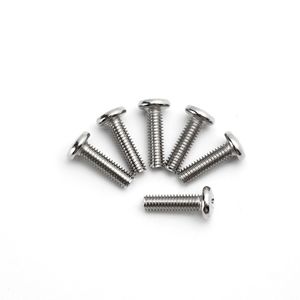 Tornillo de Cabeza Redonda de Acero Inoxidable 304, M2 M2.5, Tornillo de Máquina con Cabeza Phillips, Rosca Métrica Estándar, Grado A - Product Image 4
