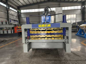 Toiture Métal Béton Trapèze 1064 840 Tôle Ondulée Rouleau De Profilage En <span class=keywords><strong>Acier</strong></span> Coloré Formant La Machine De <span class=keywords><strong>Découpe</strong></span> Fabriqué en Chine - Product Image 5