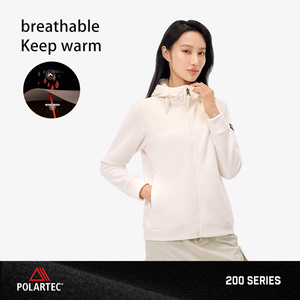 PELLIOT <span class=keywords><strong>veste</strong></span> polaire nouveau Style Polartec 200 extérieur printemps chaud femmes à capuche <span class=keywords><strong>randonnée</strong></span> <span class=keywords><strong>hiver</strong></span> <span class=keywords><strong>veste</strong></span> à glissière - Product Image 2