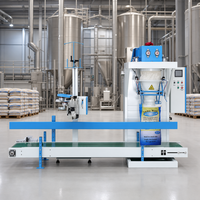 Machine d'emballage de sacs de 25 kg, machine de remplissage de sacs de 50 kg, pesage par micro-ordinateur, grande capacité, corps en SUS304, nettoyage
