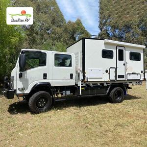 SUNRISE RV luxe 4x4 hors route camion boîte expédition camping-car <span class=keywords><strong>caravane</strong></span> pickup camping-car camion Camping cabine avec salle de bain - Product Image 5
