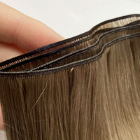 Cheveux humains de haute qualité 100% Genius Weft # Extensions Super Double Drawn Chengtu, teintes et lisses